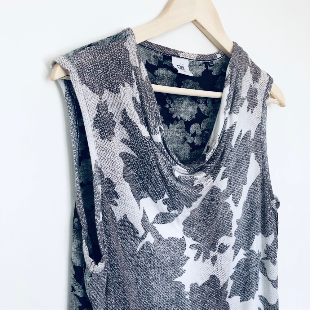 CAbi black/White Sleeveless